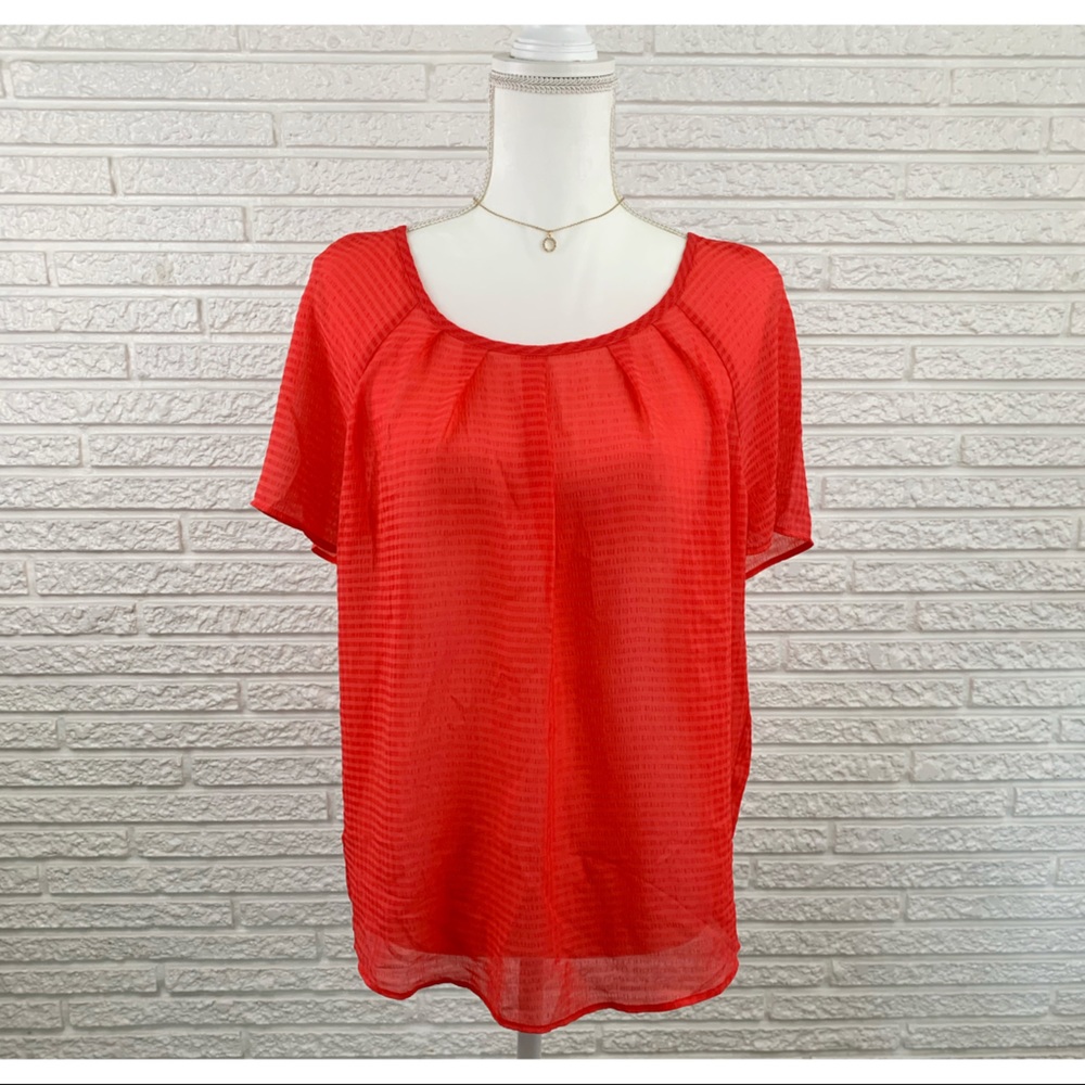 a.n.a hot pink blouse